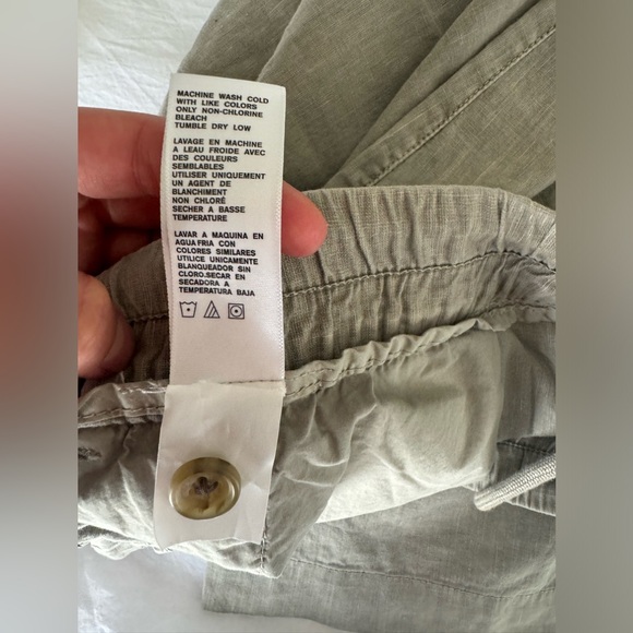 NWOT JAMES PERSE LINEN COTTON DRAWSTRING PANT - Picture 10 of 12